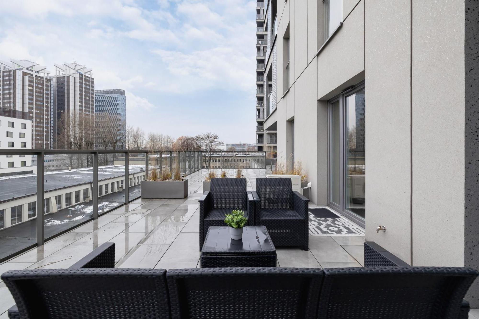 Exclusive Apartment In Katowice With Balcony, Parking, Gym And Sauna By Noclegi Renters ภายนอก รูปภาพ
